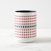 Harten Polka Puntpatroon mok (Midden)