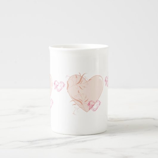  harten porselein kop (Voorkant)