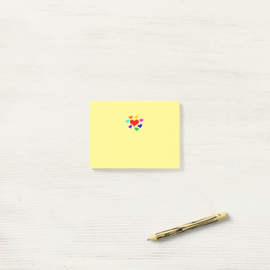 Harten Post-it® Notes (Op bureau)