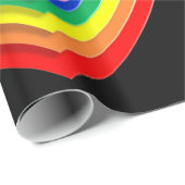 Harten regenboog inpakpapier (Rol Hoek)