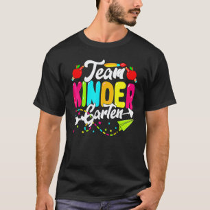 Harten Regenboog Team Kleuterschool Laatste School T-shirt