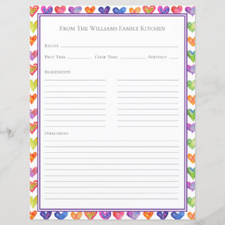 Harten Regenboog Witte Recept Papiervel