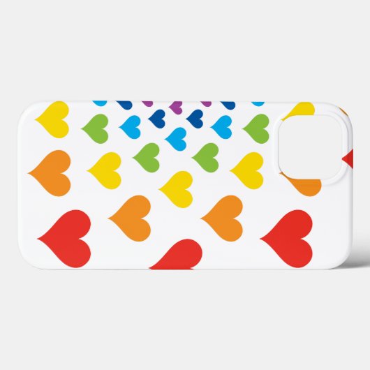 Harten rond harten Case-Mate iPhone case (Achterkant (horizontaal))