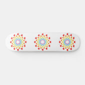 Harten rond harten skateboard (Horizontaal)
