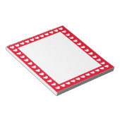 Harten rond notitieblok (Schuin)