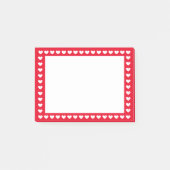 Harten rond  post-it® notes (Voorkant)