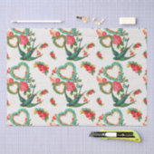 Harten, Rozen en Vintage van Hummingvogels Tissuepapier (Craft)