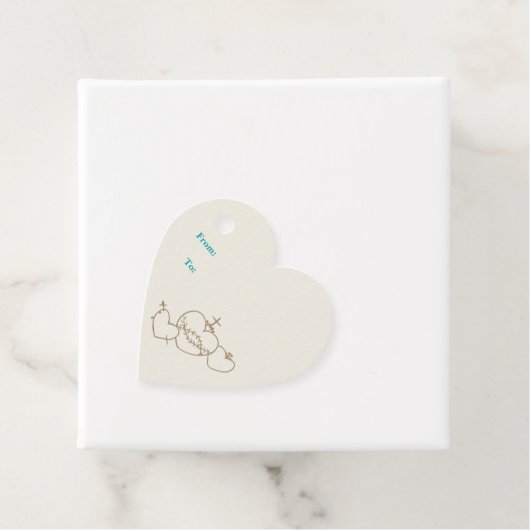 Harten Rozenkrans Gift Labels (In situ)