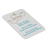 Harten Rozenkrans magneet (Rechterzijde)