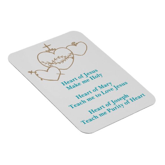 Harten Rozenkrans magneet (Rechterzijde)