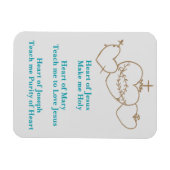 Harten Rozenkrans magneet (Horizontaal)