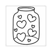 Harten Rubberstempel (Afrduk)