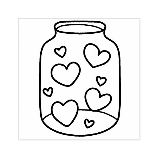 Harten Rubberstempel (Afrduk)