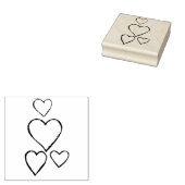 Harten Rubberstempel (Gestempeld)