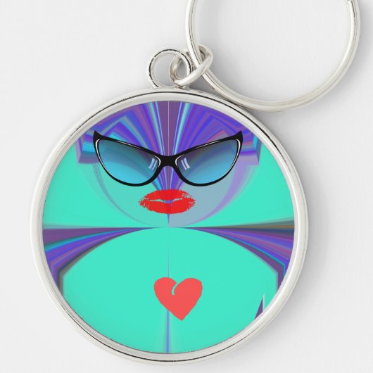 Harten Selfie Sleutelhanger (Voorkant)