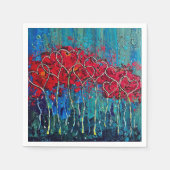 harten servetten cocktail (Voorkant)