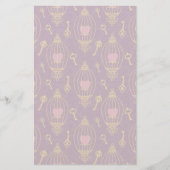 Harten-sleutels-patroon Briefpapier (Voorkant)