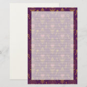 Harten-sleutels-patroon Briefpapier (Voorkant / Achterkant)