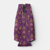 Harten-sleutels-patroon Flesjeskoeler (Achterkant)