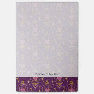 Harten-sleutels-patroon Post-it® Notes