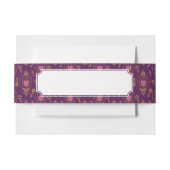 Harten-sleutels-patroon Uitnodigingen Wikkel (Voorkant Voorbeeld)