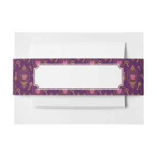 Harten-sleutels-patroon Uitnodigingen Wikkel