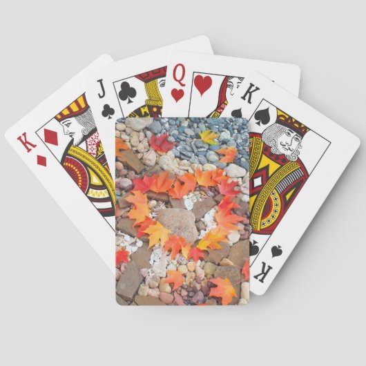 Harten Speelkaarten Spellen Rotsentuin (Achterkant)