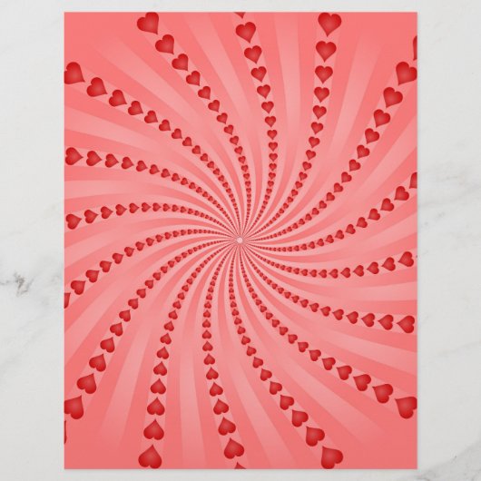 Harten Spiraal: Vector Kunstwerk: Flyer (Voorkant)