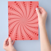 Harten Spiraal: Vector Kunstwerk: Flyer (Hand)