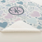 Harten, Start en Salie Leaves Sherpa Deken (3/4)