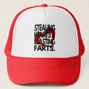 harten stelen en scheten laten. trucker pet
