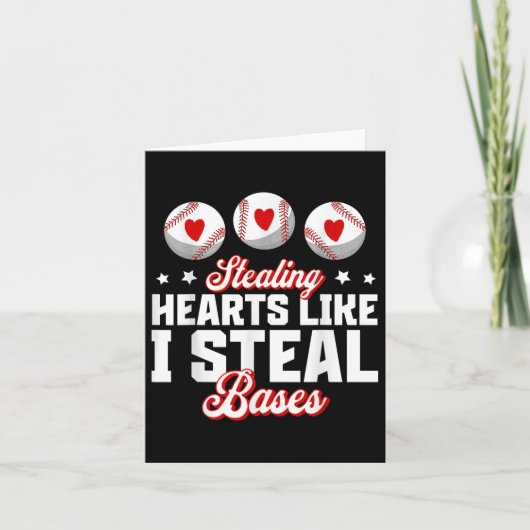 Harten stelen zoals ik baseballtalent steel kaart (Voorkant)