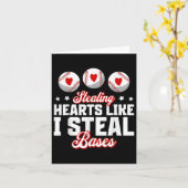 Harten stelen zoals ik baseballtalent steel kaart (Gele Bloem)