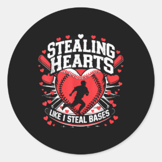 Harten stelen zoals ik bassen steel, grappig honkb ronde sticker