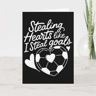 Harten stelen zoals ik doelpunten steel Voetbal Va Kaart