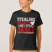 Harten stelen zoals ik honkbal steel t-shirt (Voorkant)