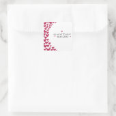 Harten - Sticker voor weddenschappen (Tas)