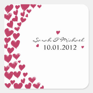 Harten - Sticker voor weddenschappen