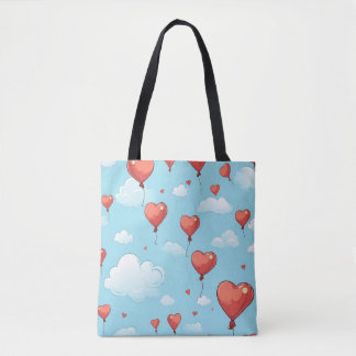 Harten stijgen tote bag
