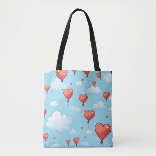 Harten stijgen tote bag (Voorkant)
