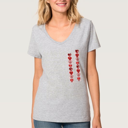 Harten T-shirts (Voorkant)