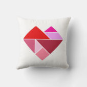 Harten Tangram Kussen (Achterkant)