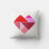 Harten Tangram Kussen (Voorkant)