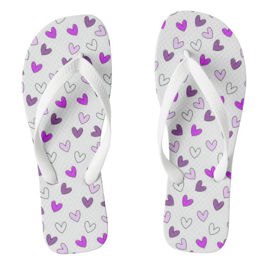 Harten Teenslippers (Voetbed)