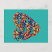 Harten tekenen Briefkaart, Valentijn Heart Art Feestdagenkaart (Voorkant)