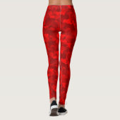 Harten Textuurpatroon Leggings (Achterkant)