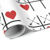 Harten Tic Tac Teen Cadeaupapier (Rol Hoek)