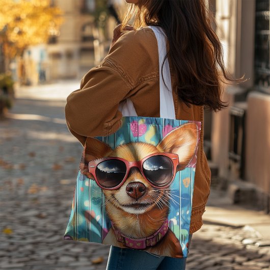 Harten & tinten Chillin’ Chihuahua Crossbody Tas