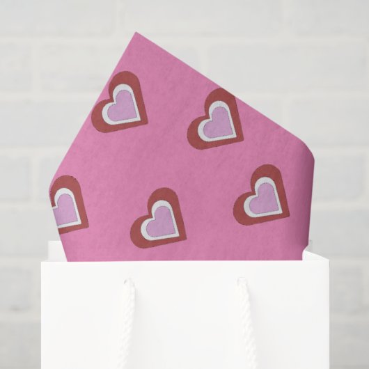 Harten Tissuepapier (Cadeauzakje)