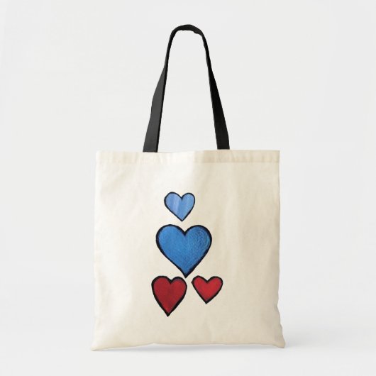Harten Tote Bag (Voorkant)